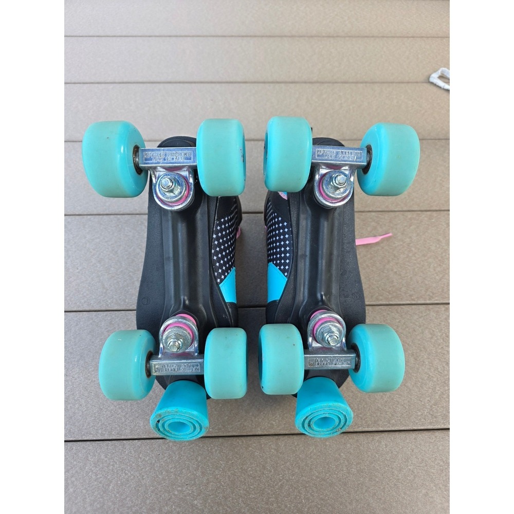 Roller Derby Roller Star 750 Roller Skates Blue Black Pink Womens Size 8 - Picture 6 of 10